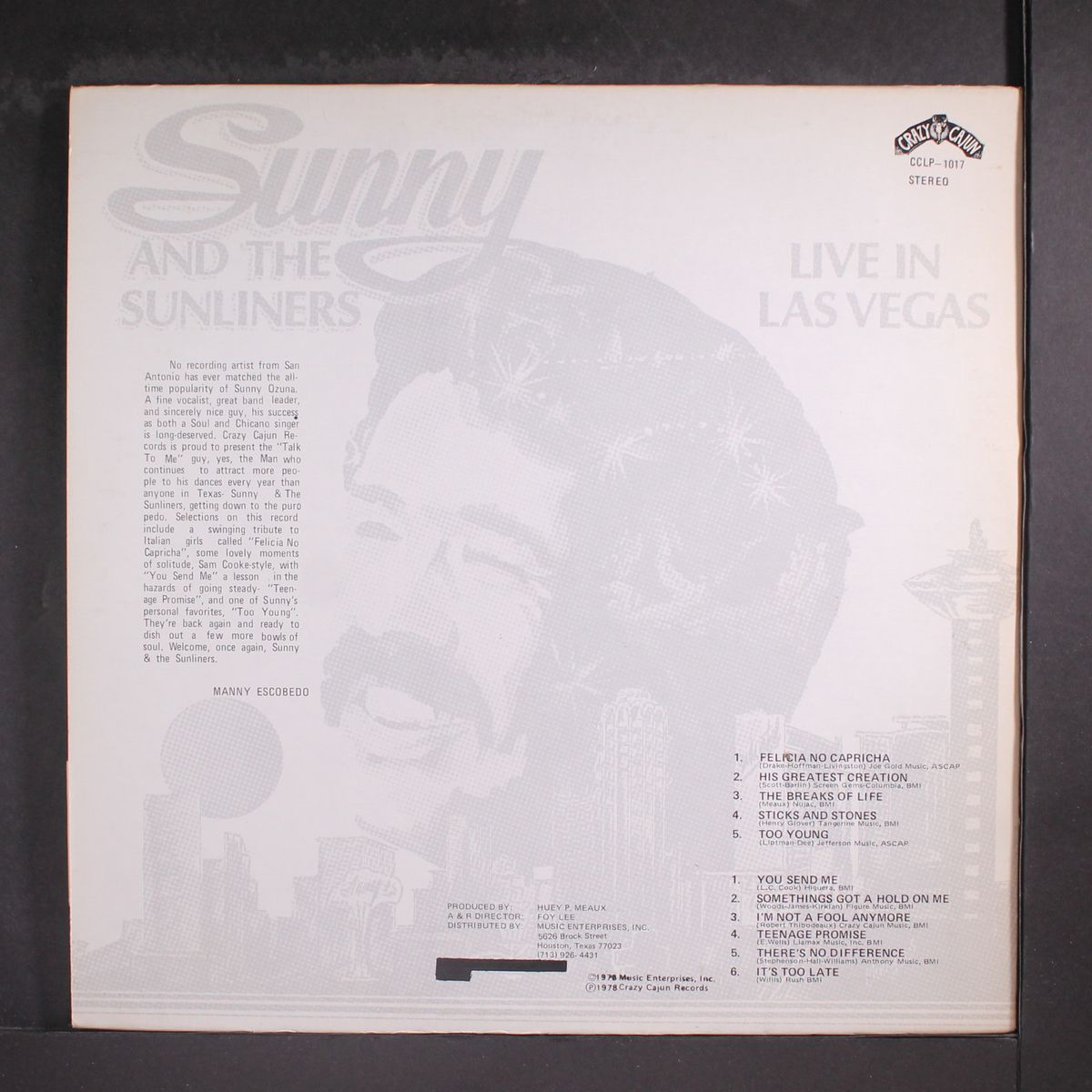live in las vegas by SUNNY & SUNLINERS