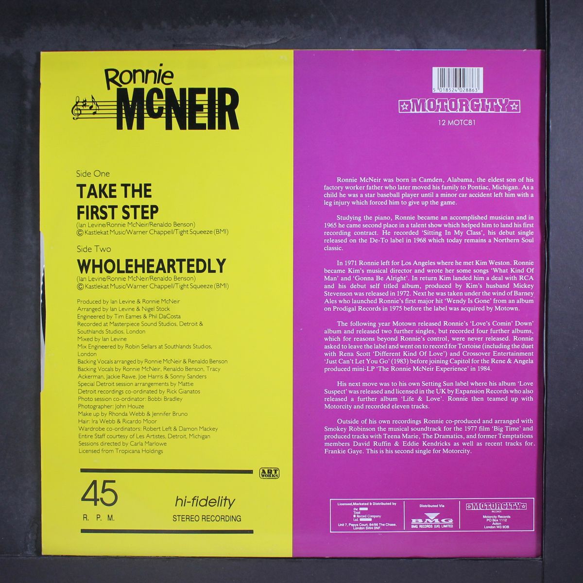 take the first step by RONNIE MCNEIR