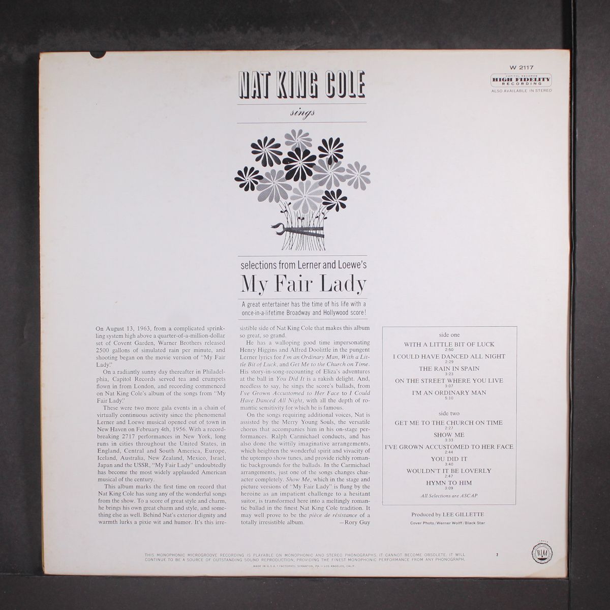 my fair lady by NAT KING COLE