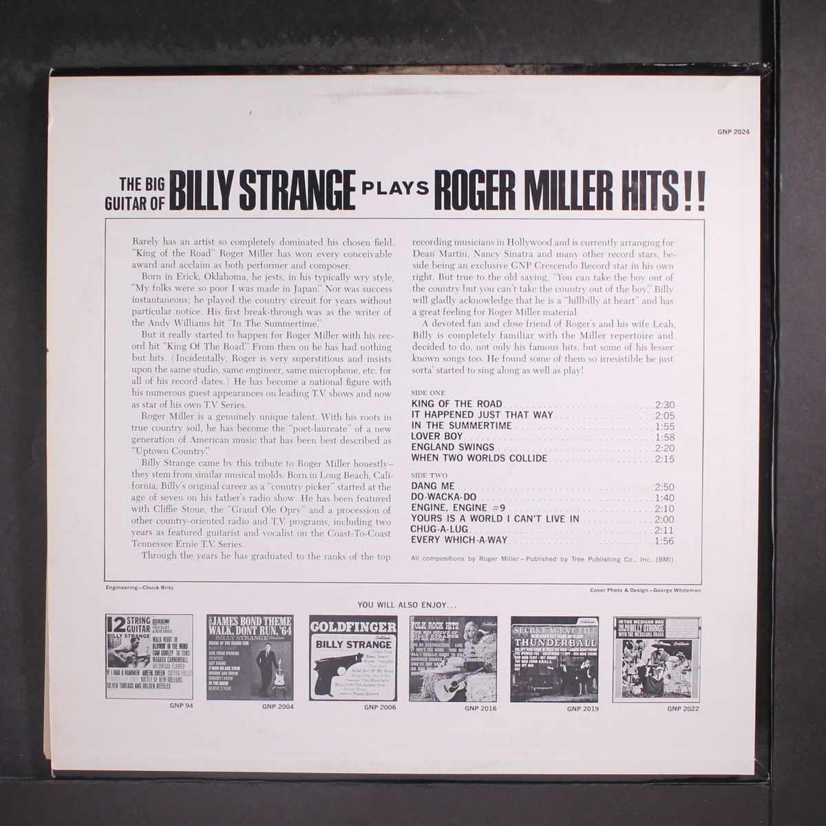 king of the road - plays roger miller by BILLY STRANGE