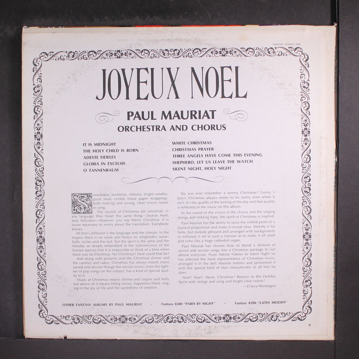 joyful noel by PAUL MAURIAT