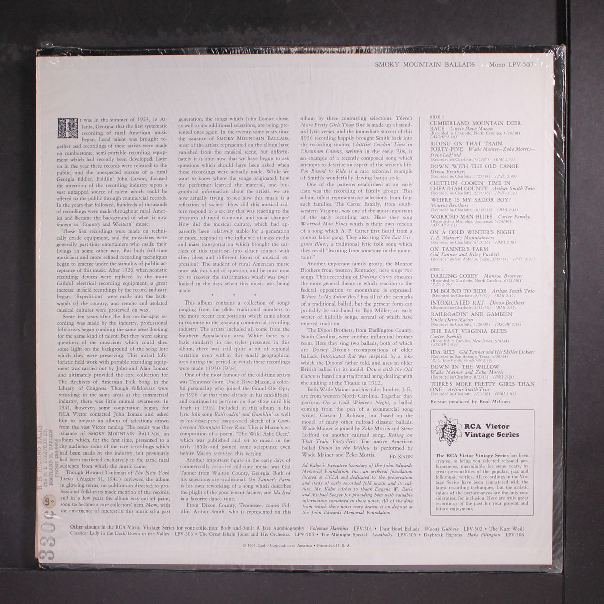 smoky mountain ballads by VARIOUS