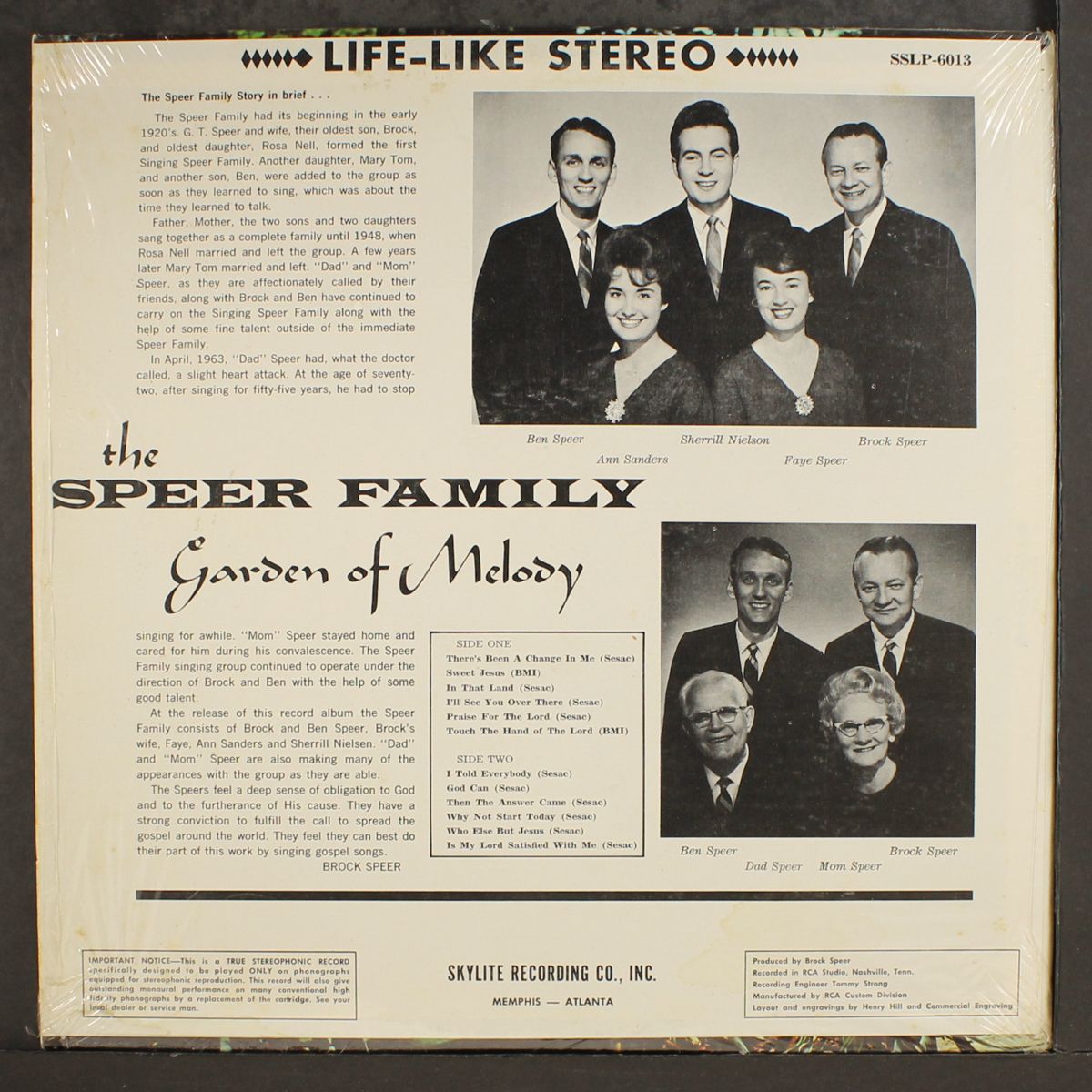 garden of melody by SPEER FAMILY