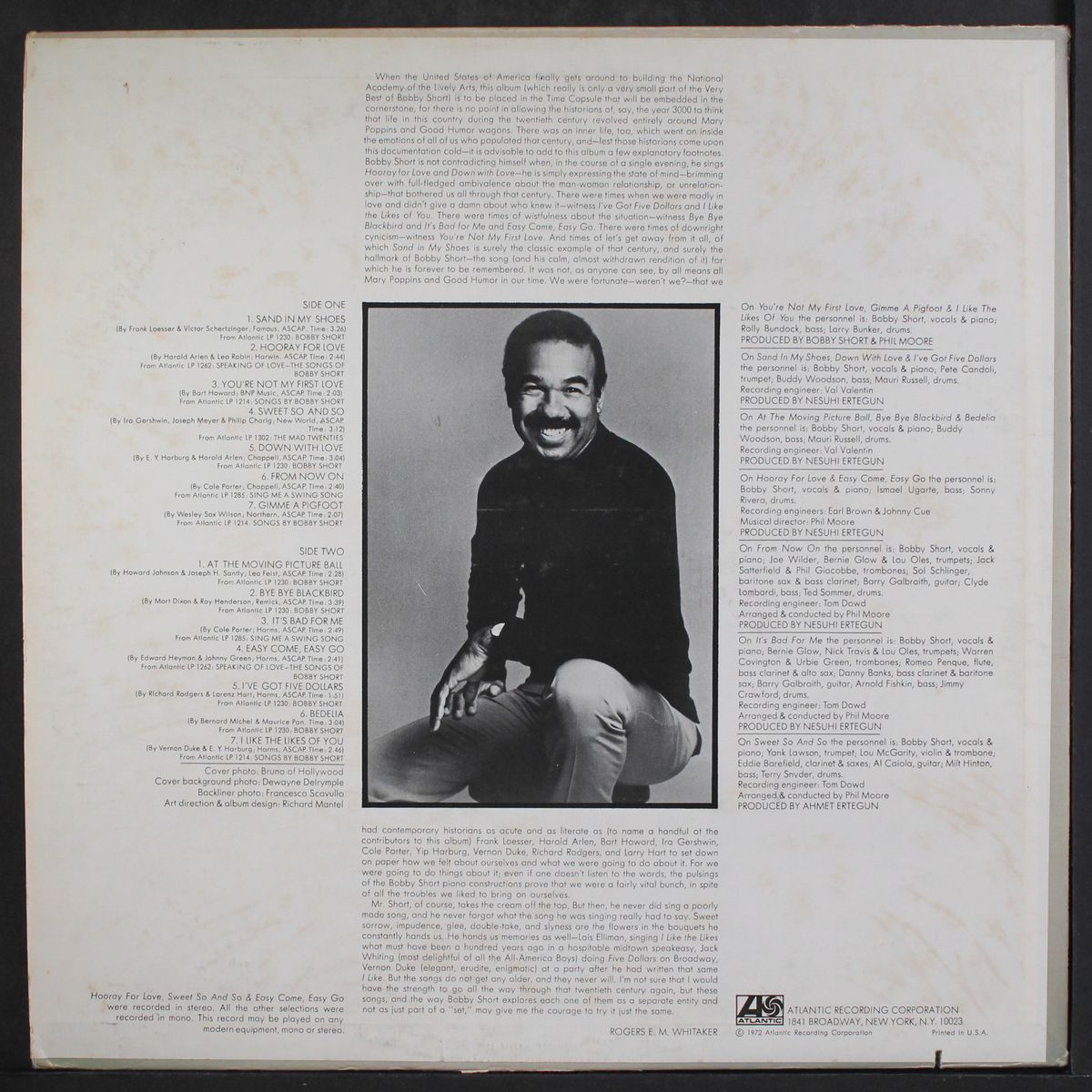 very best of by BOBBY SHORT