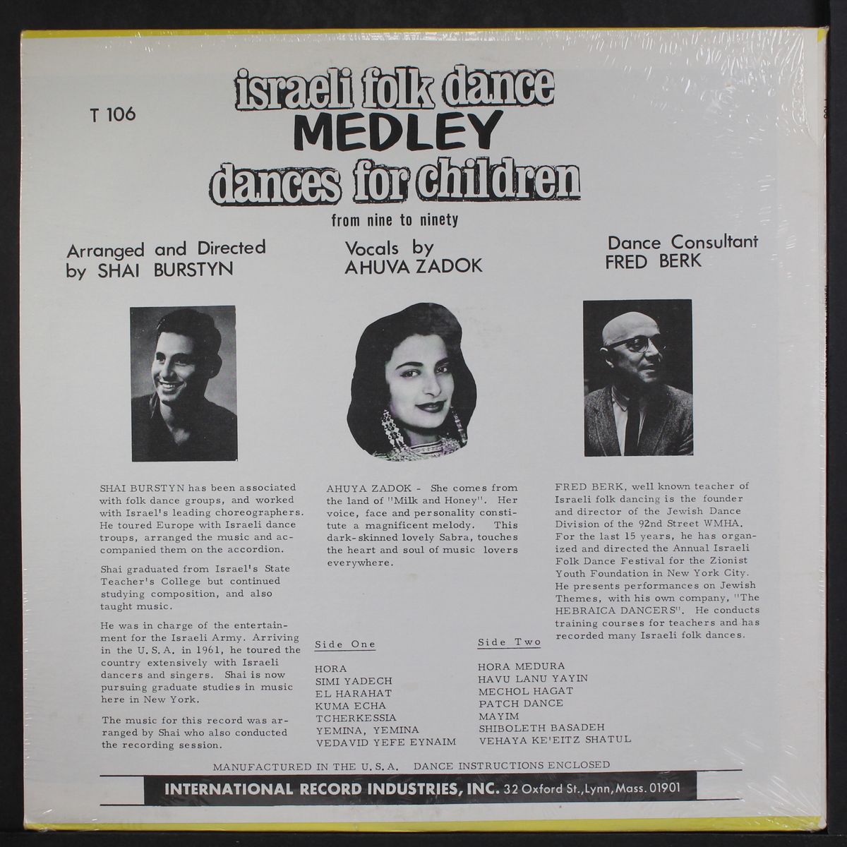 israeli folk dance medley - dances for children from nine to ninety by AHUVA ZADOK