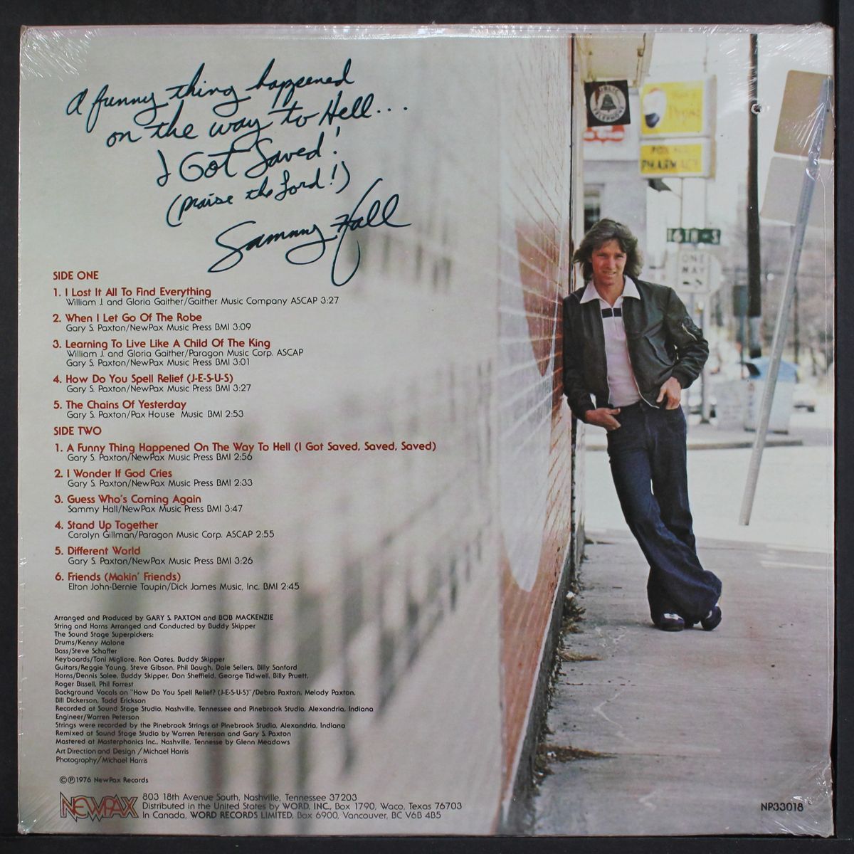 a funny thing happened on the way to hell by SAMMY HALL