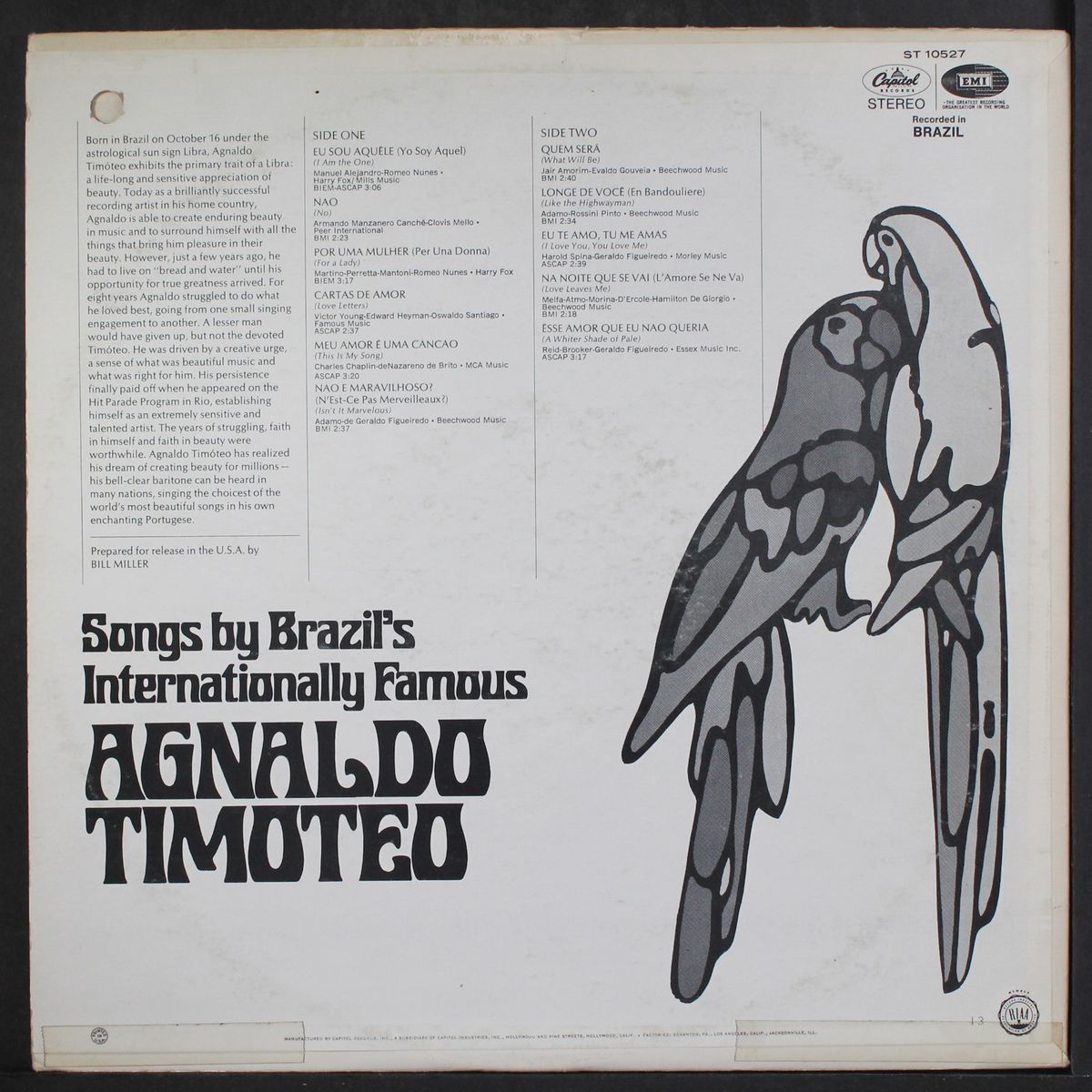 songs by brazil's internationally famous by AGNALDO TIMOTEO