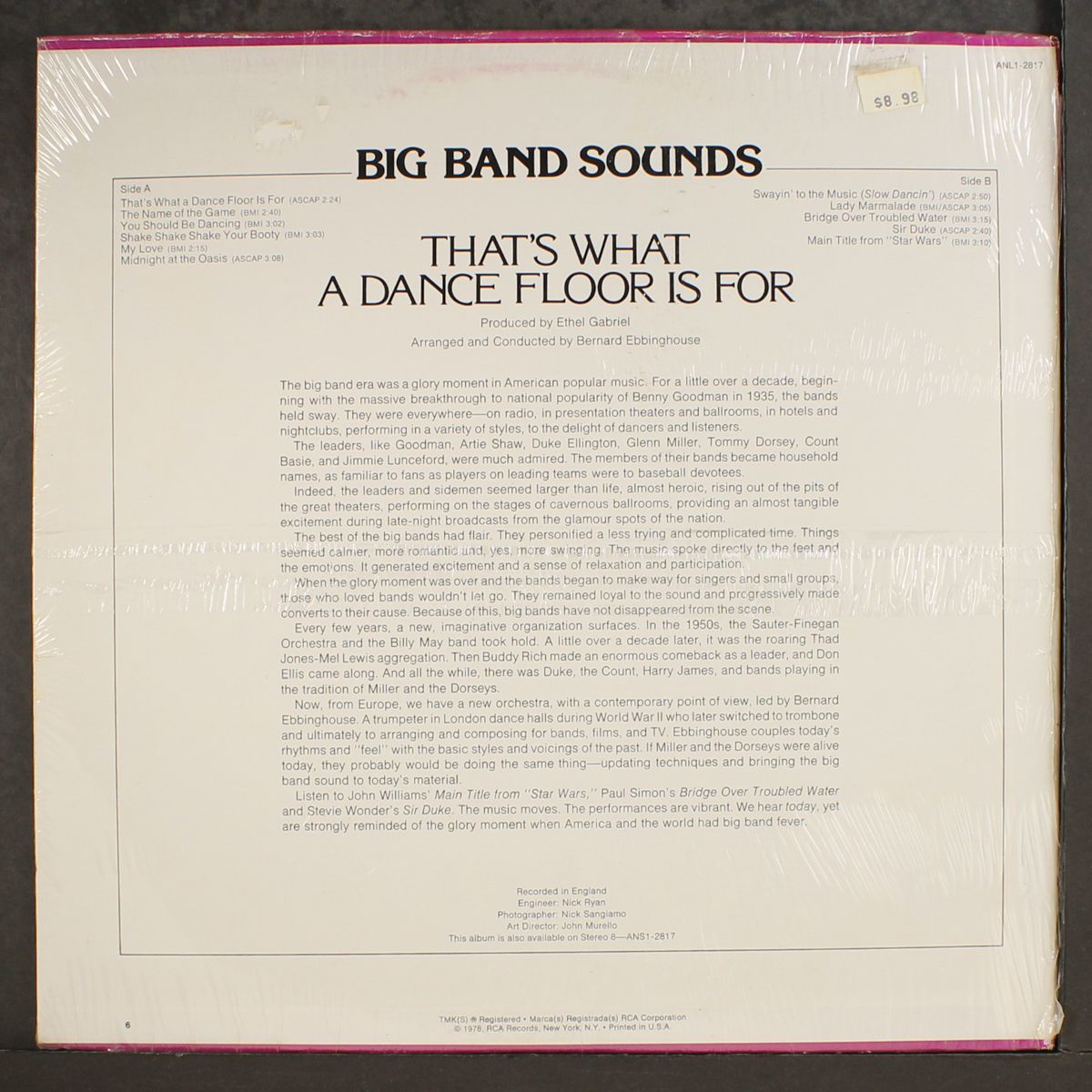 that's what a dance floor is for by BIG BAND SOUNDS