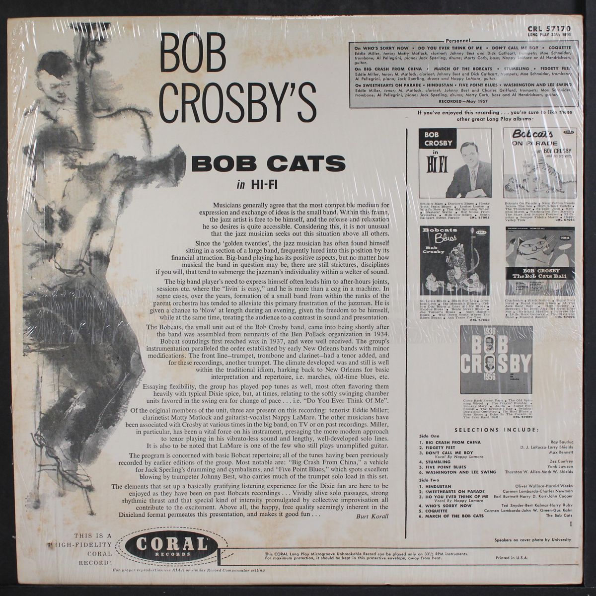 bob cats in hi-fi by BOB CROSBY