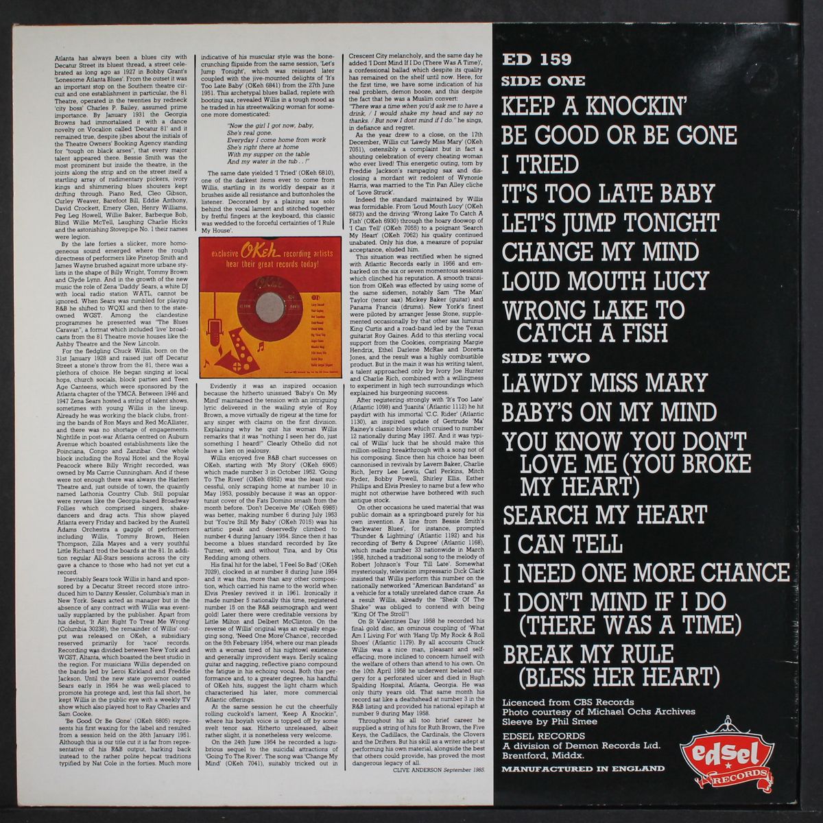be good or be gone by CHUCK WILLIS