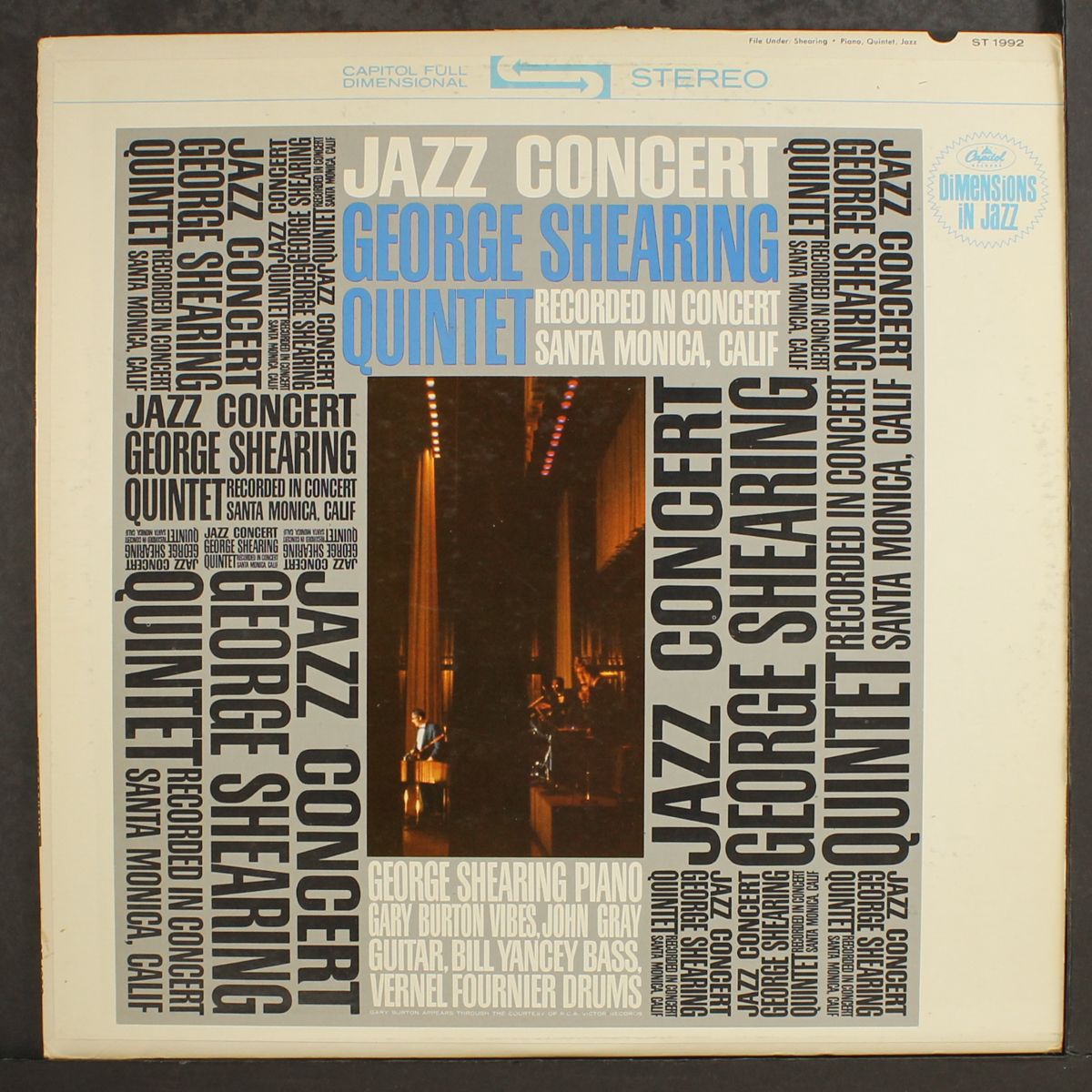 jazz concert by GEORGE SHEARING