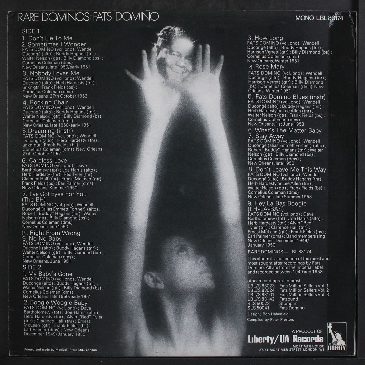 rare dominos by FATS DOMINO