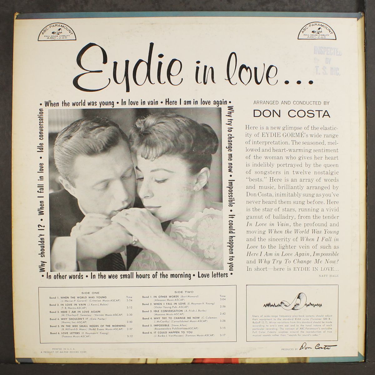 eydie in love by EYDIE GORME