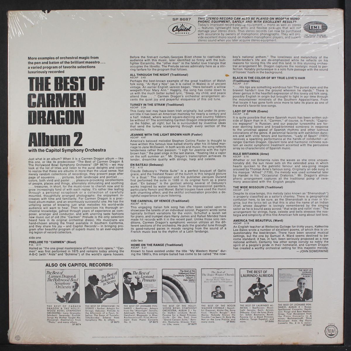 best of, album 2 by CARMEN DRAGON
