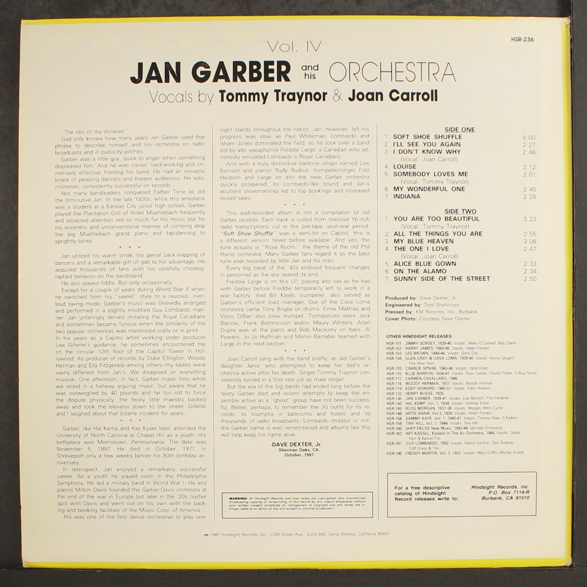the uncollected - vol. 4, 1946-1947 by JAN GARBER