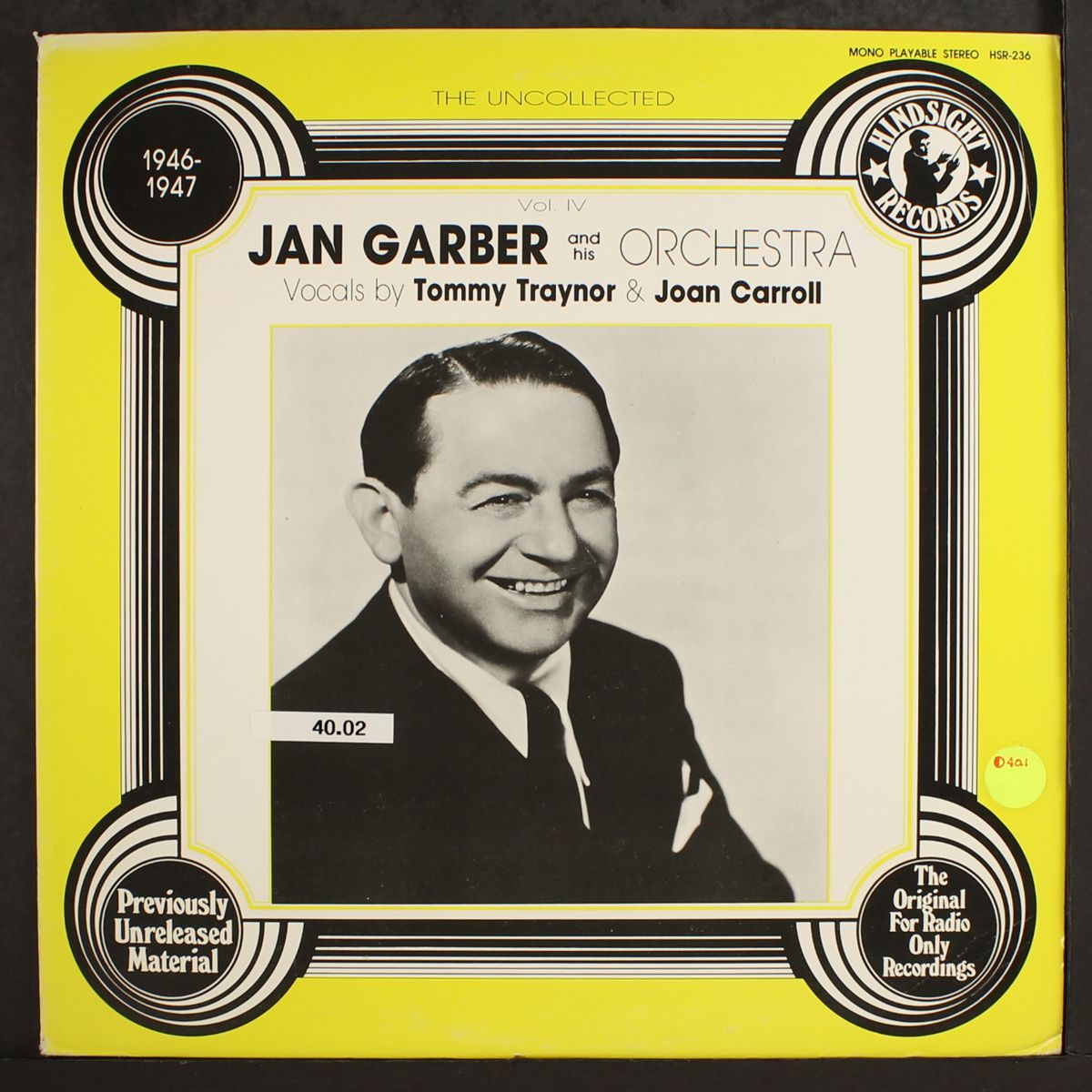 the uncollected - vol. 4, 1946-1947 by JAN GARBER