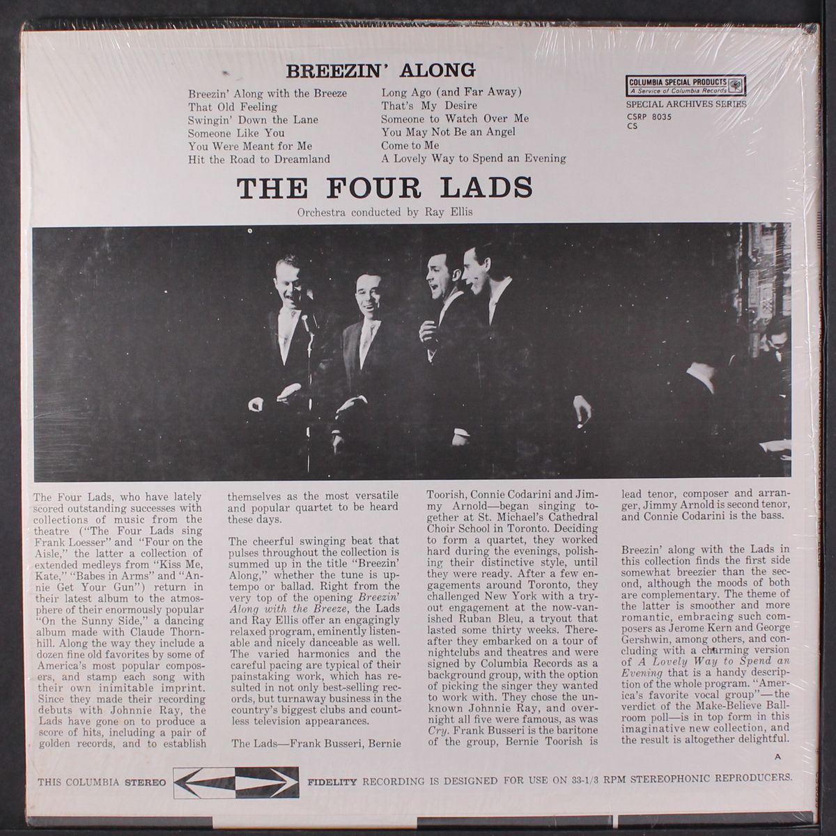 breezin' along by FOUR LADS