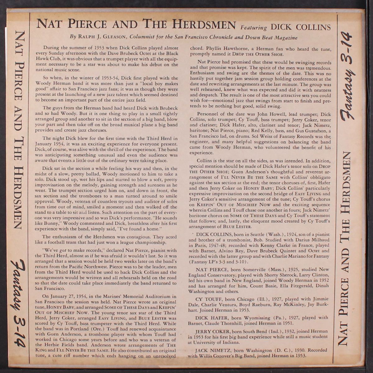 featuring dick collins by NAT PIERCE & HERDSMEN