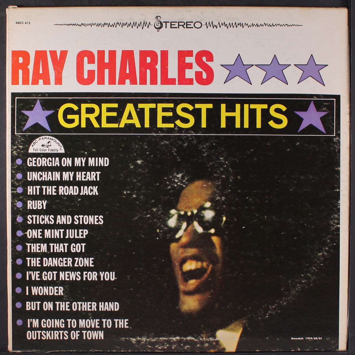 greatest hits by RAY CHARLES