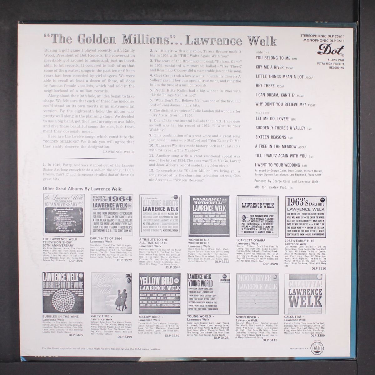 the golden millions by LAWRENCE WELK