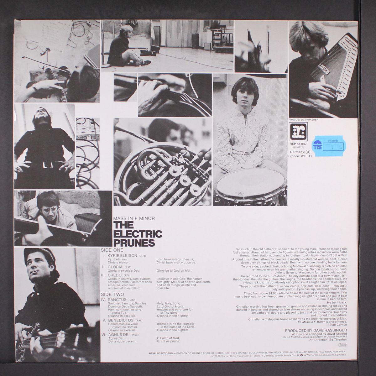 mass in f minor by ELECTRIC PRUNES