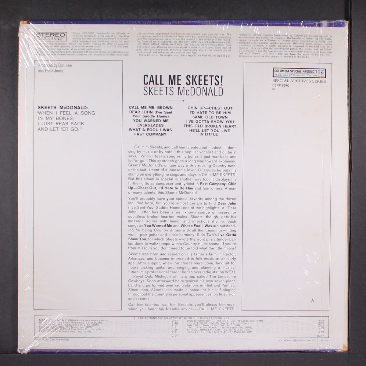 call me skeets! by SKEETS MCDONALD