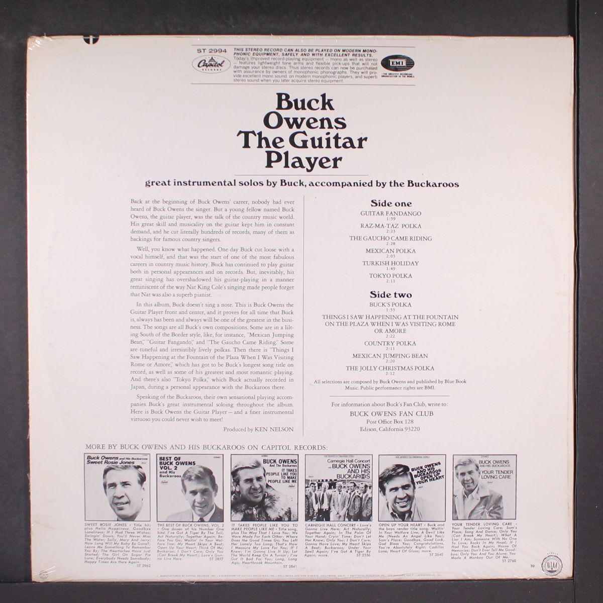 the guitar player by BUCK OWENS