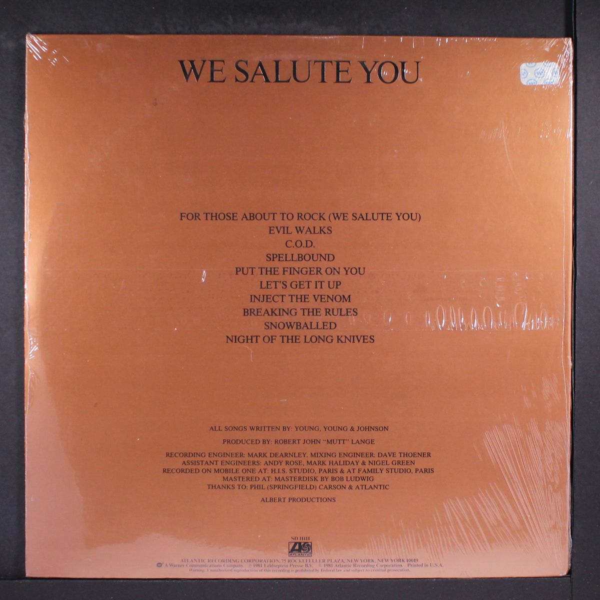 for those about to rock we salute you by AC/DC