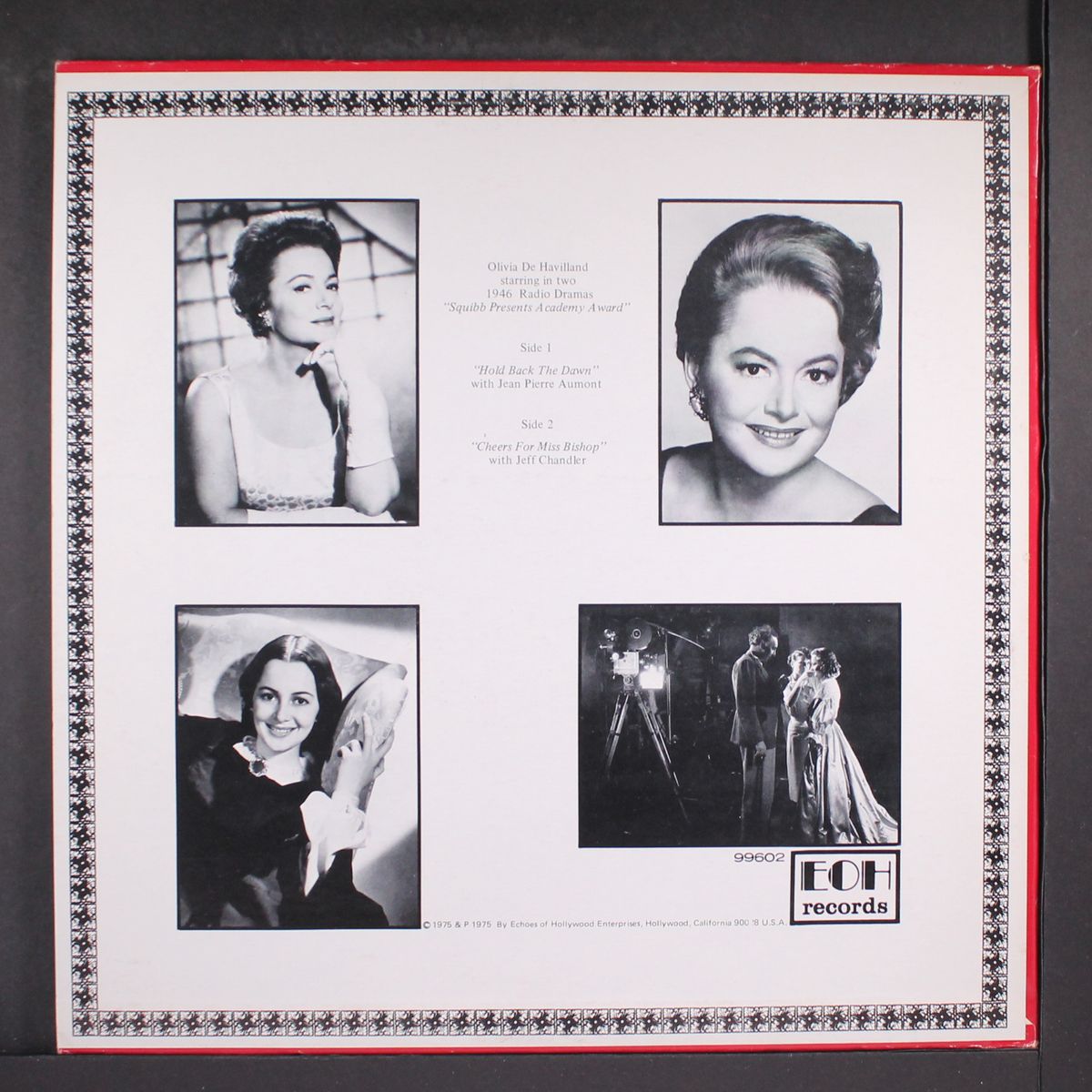 hold back the dawn / cheers for miss bishop by OLIVIA DE HAVILLAND