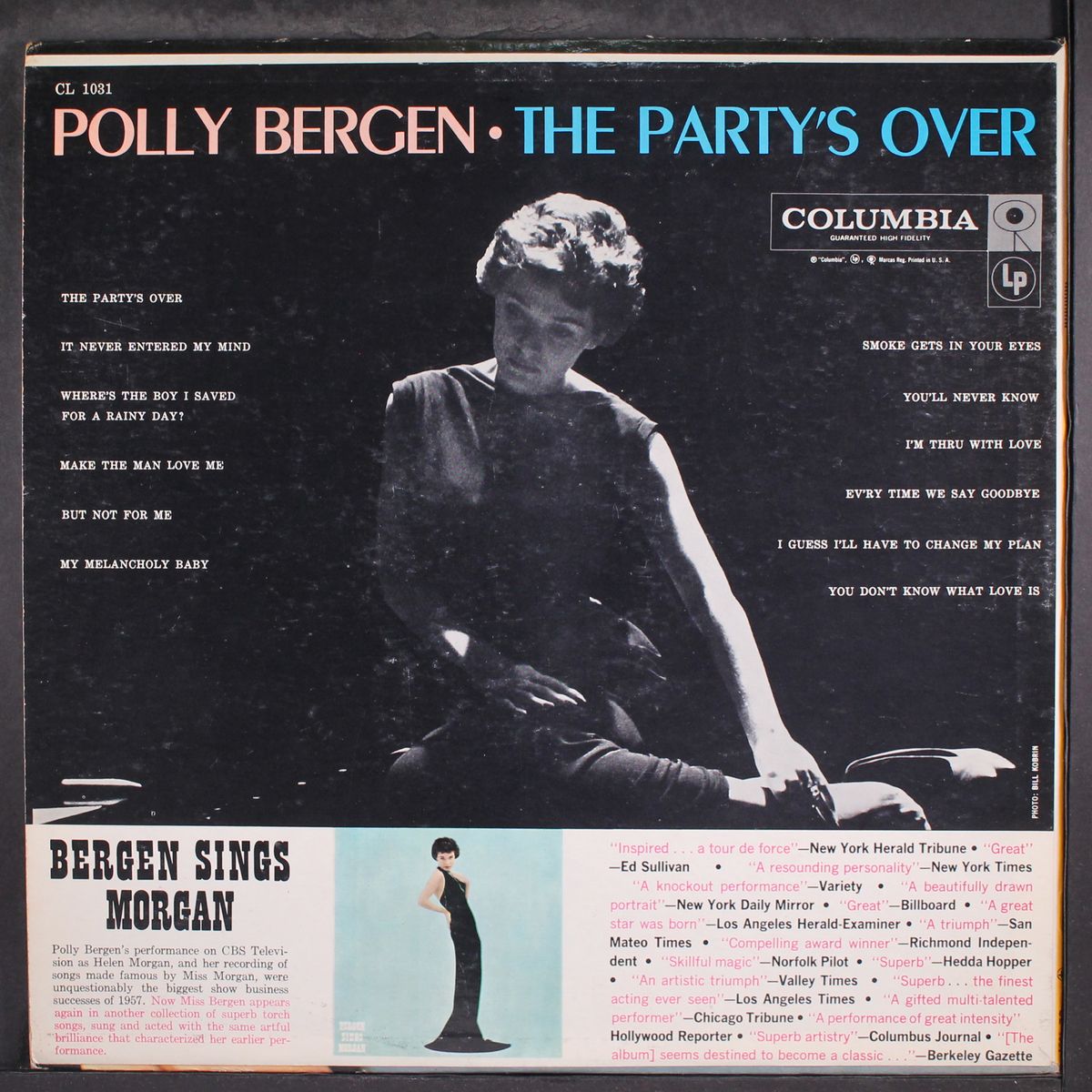 the party's over by POLLY BERGEN