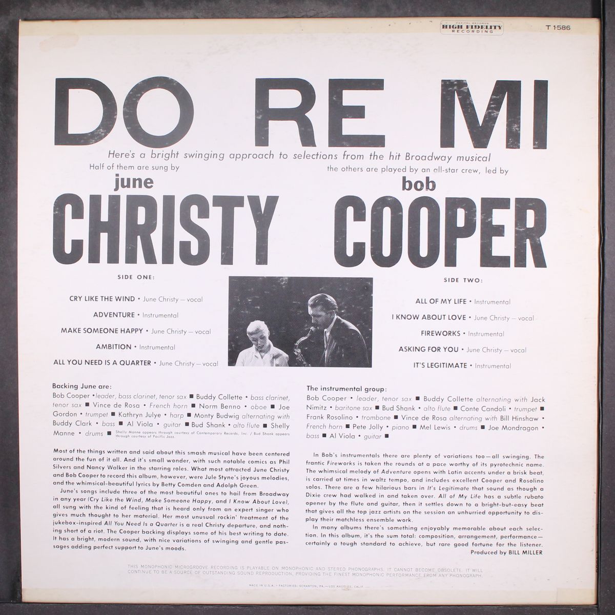 do-re-mi by JUNE CHRISTY & BOB COOPER
