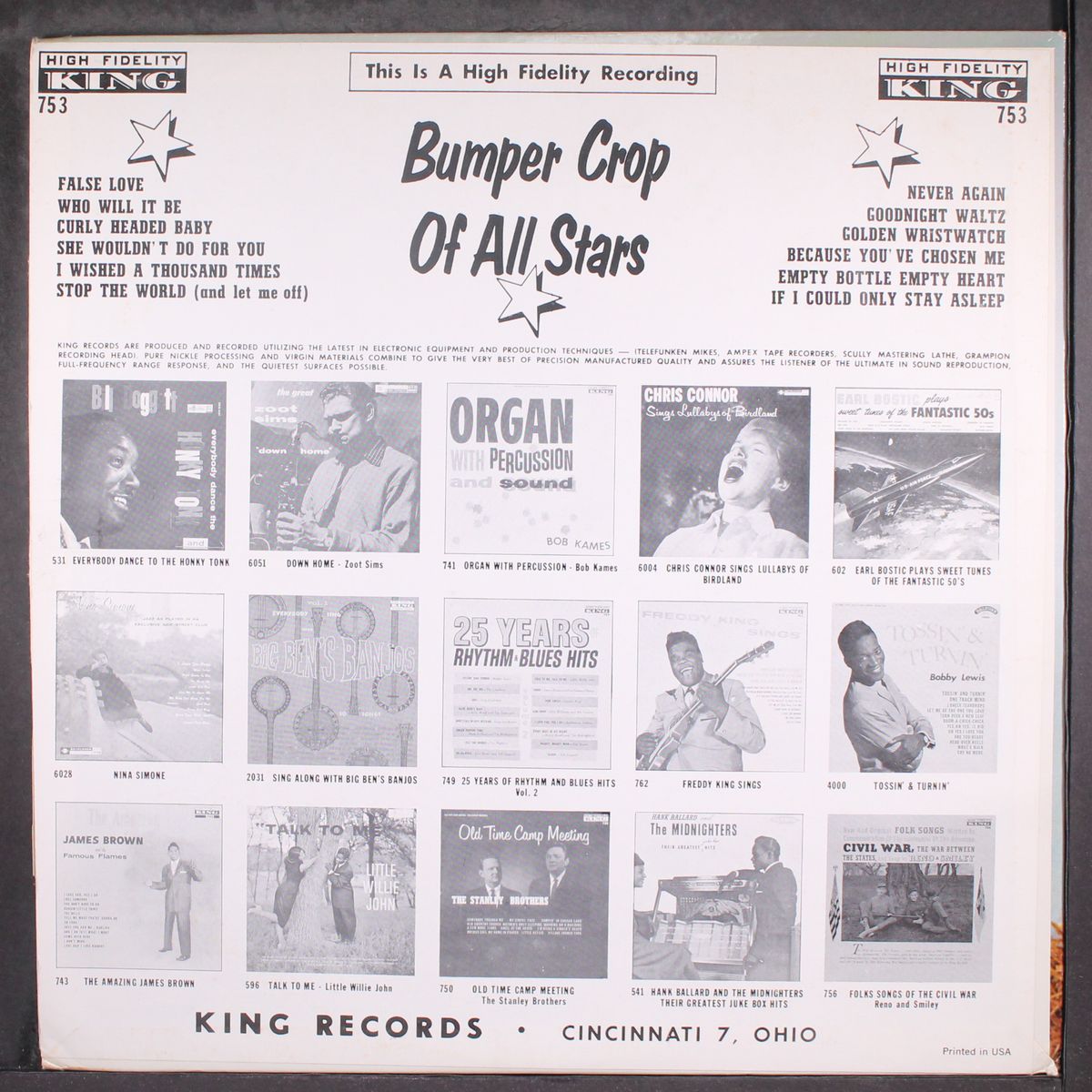bumper crop of all stars by VARIOUS
