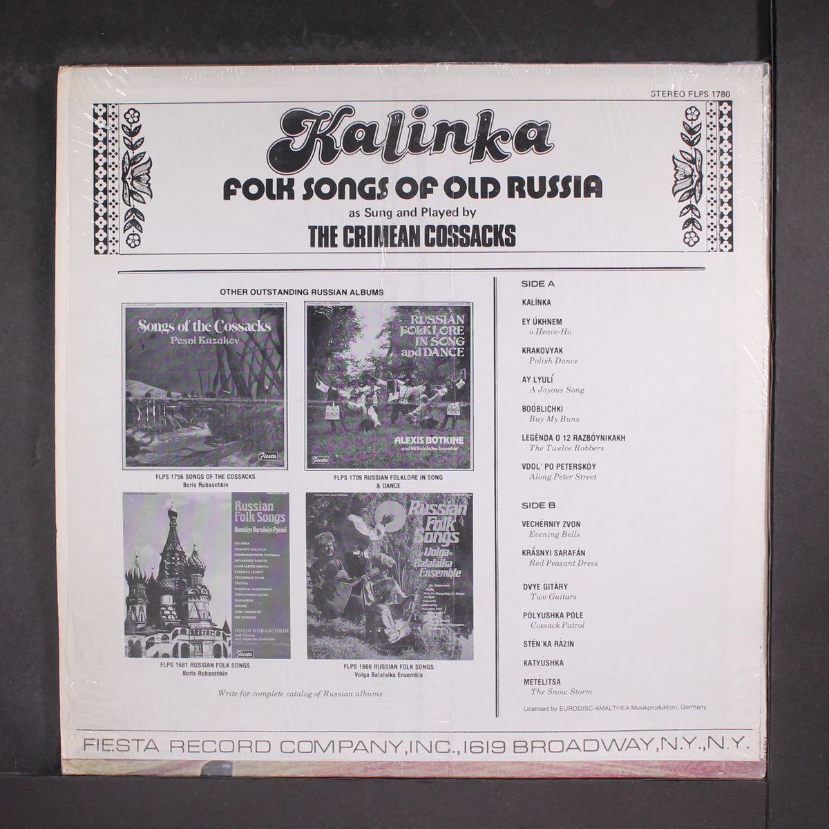 kalinka - folk songs of old russia by CRIMEAN COSSACKS