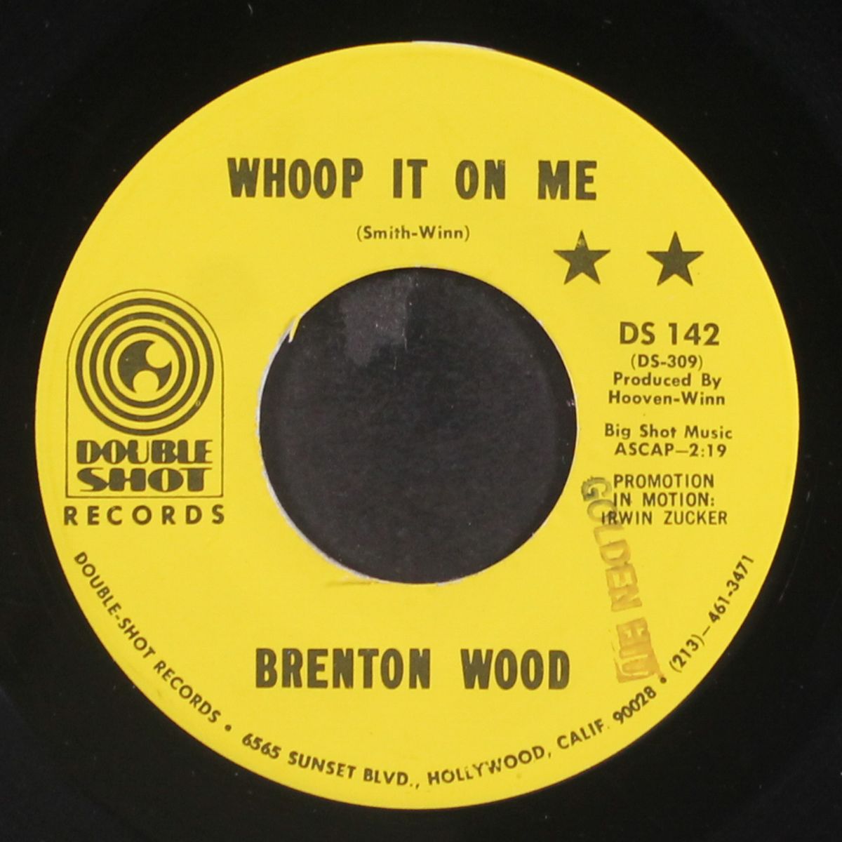 whoop it on me / take a chance by BRENTON WOOD