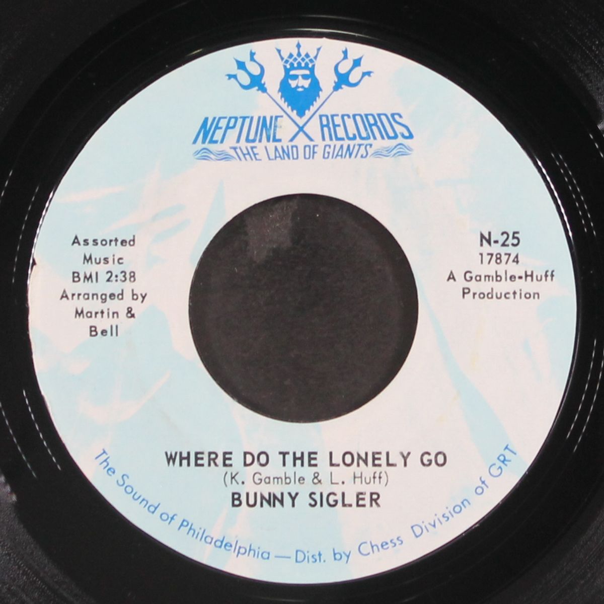 where do the lonely go / don't stop doing what you're doing by BUNNY SIGLER