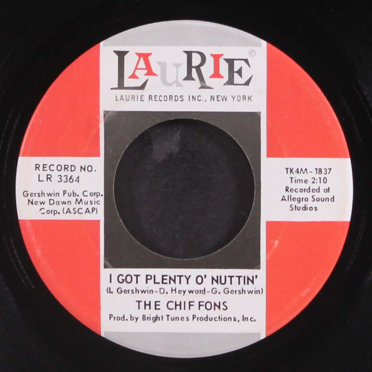 my boyfriend's back / i got plenty o' nuttin' by CHIFFONS