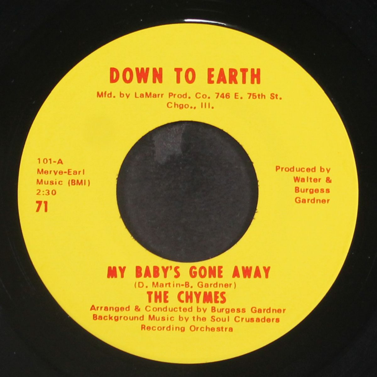 my baby's gone away / where i come from by CHYMES