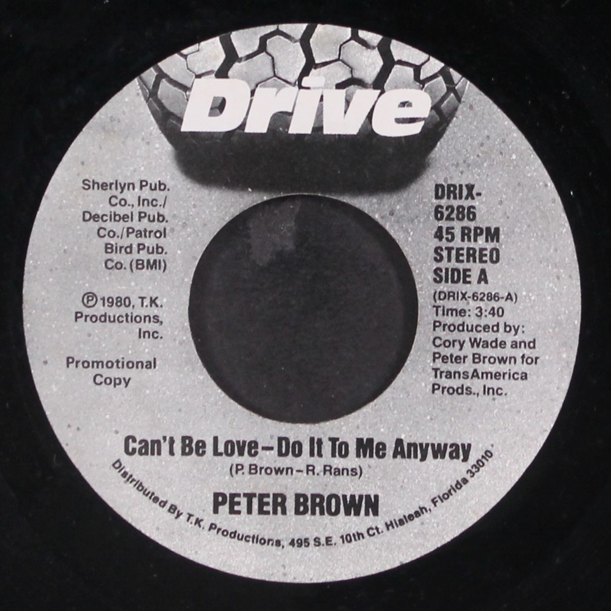 can't be love- do it to me anyway by PETER BROWN