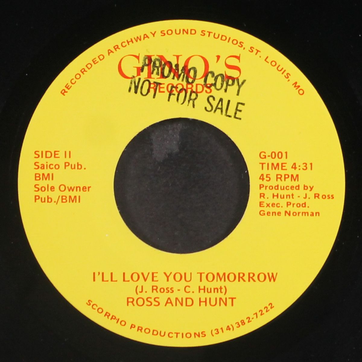 i'll love you tomorrow by ROSS & HUNT