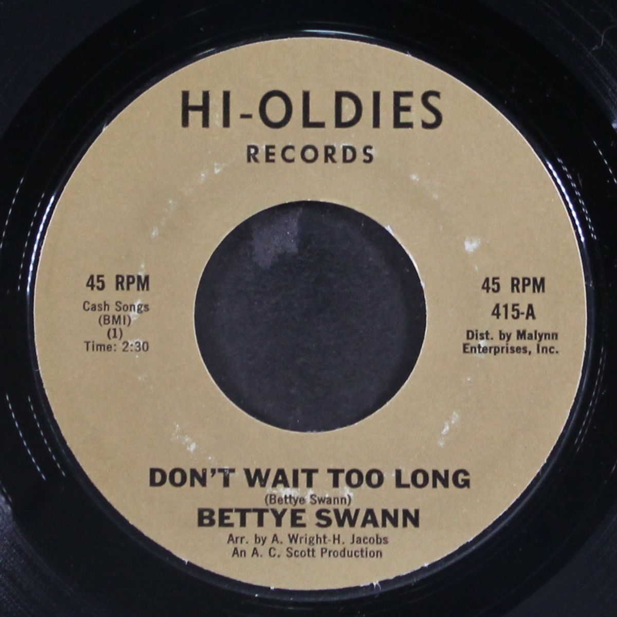 don't wait too long / what is my life coming to by BETTYE SWANN