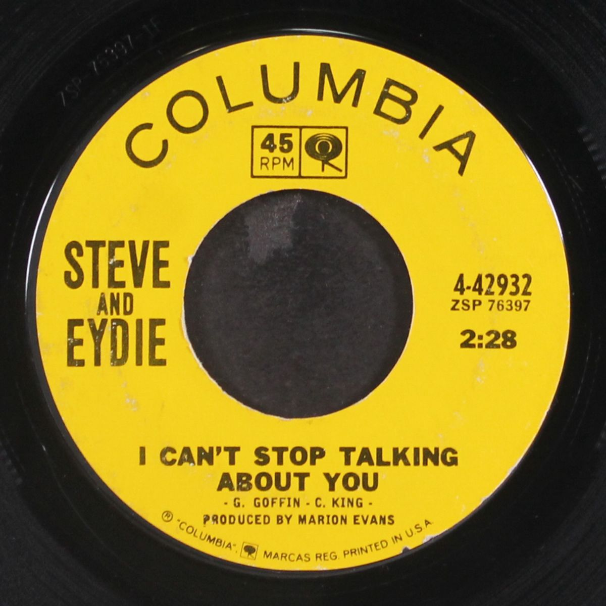 i can't stop talking about you / to the movies we go by STEVE LAWRENCE & EYDIE GORME