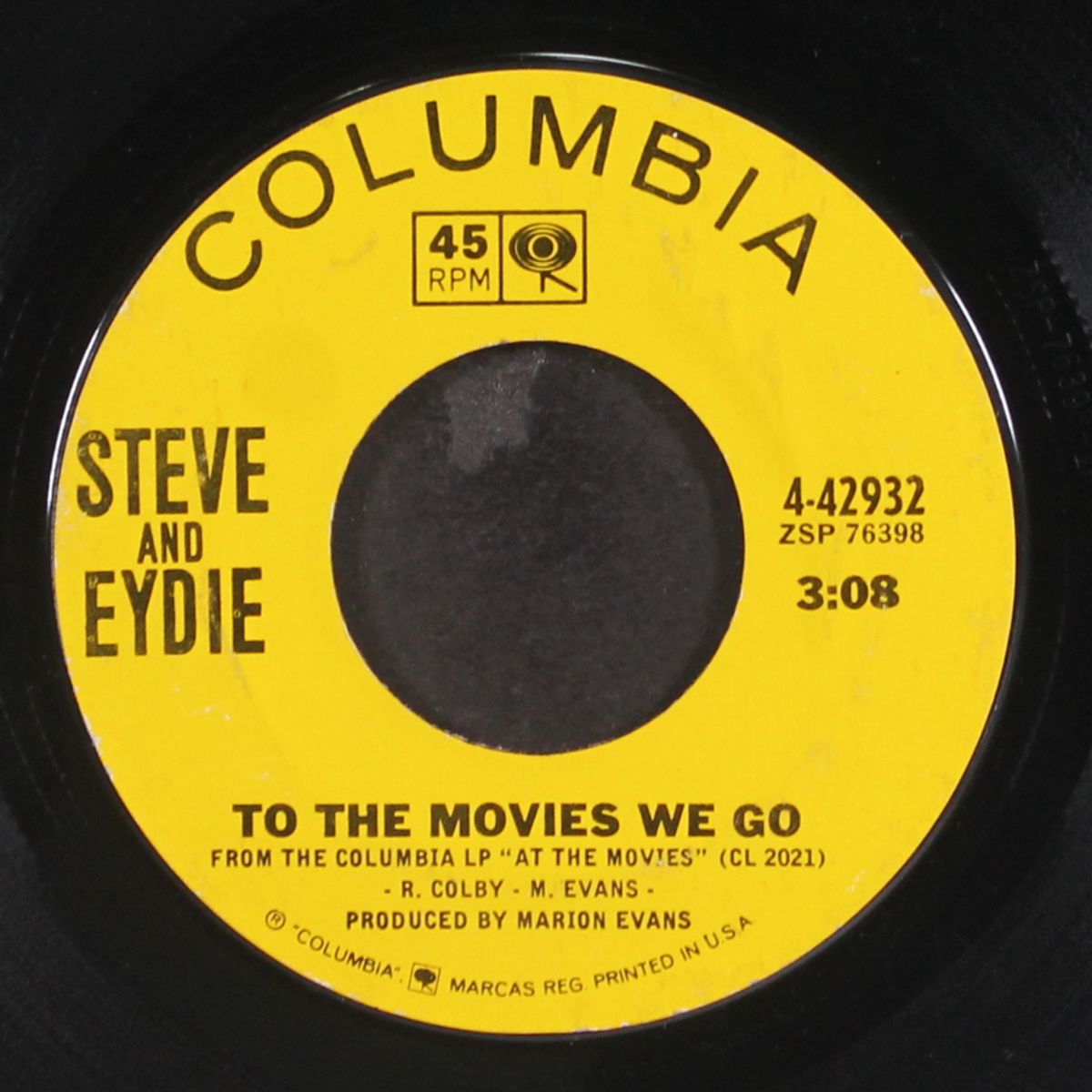 i can't stop talking about you / to the movies we go by STEVE LAWRENCE & EYDIE GORME