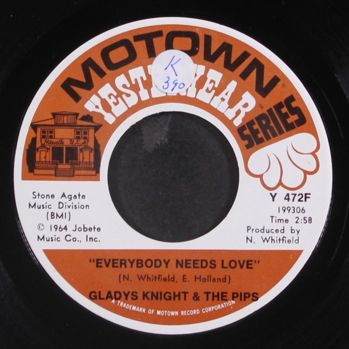 everybody needs love / take me in your arms & love me by GLADYS KNIGHT & PIPS