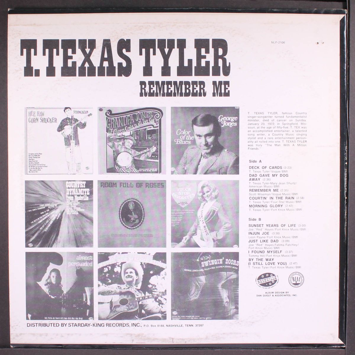 remember me by T. TEXAS TYLER