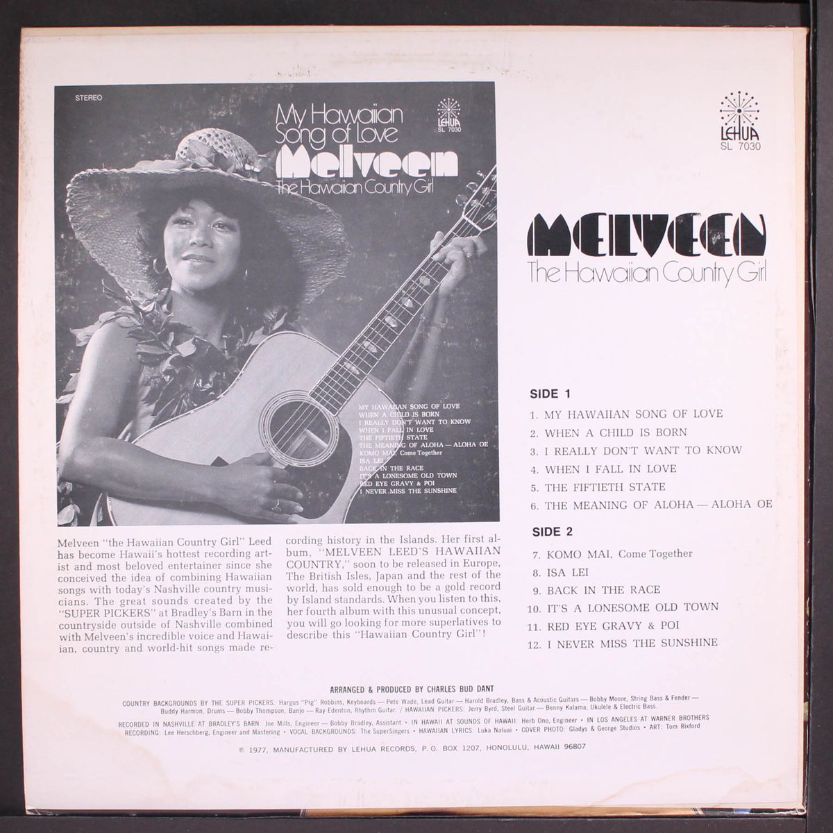 my hawaiian song of love by MELVEEN LEED