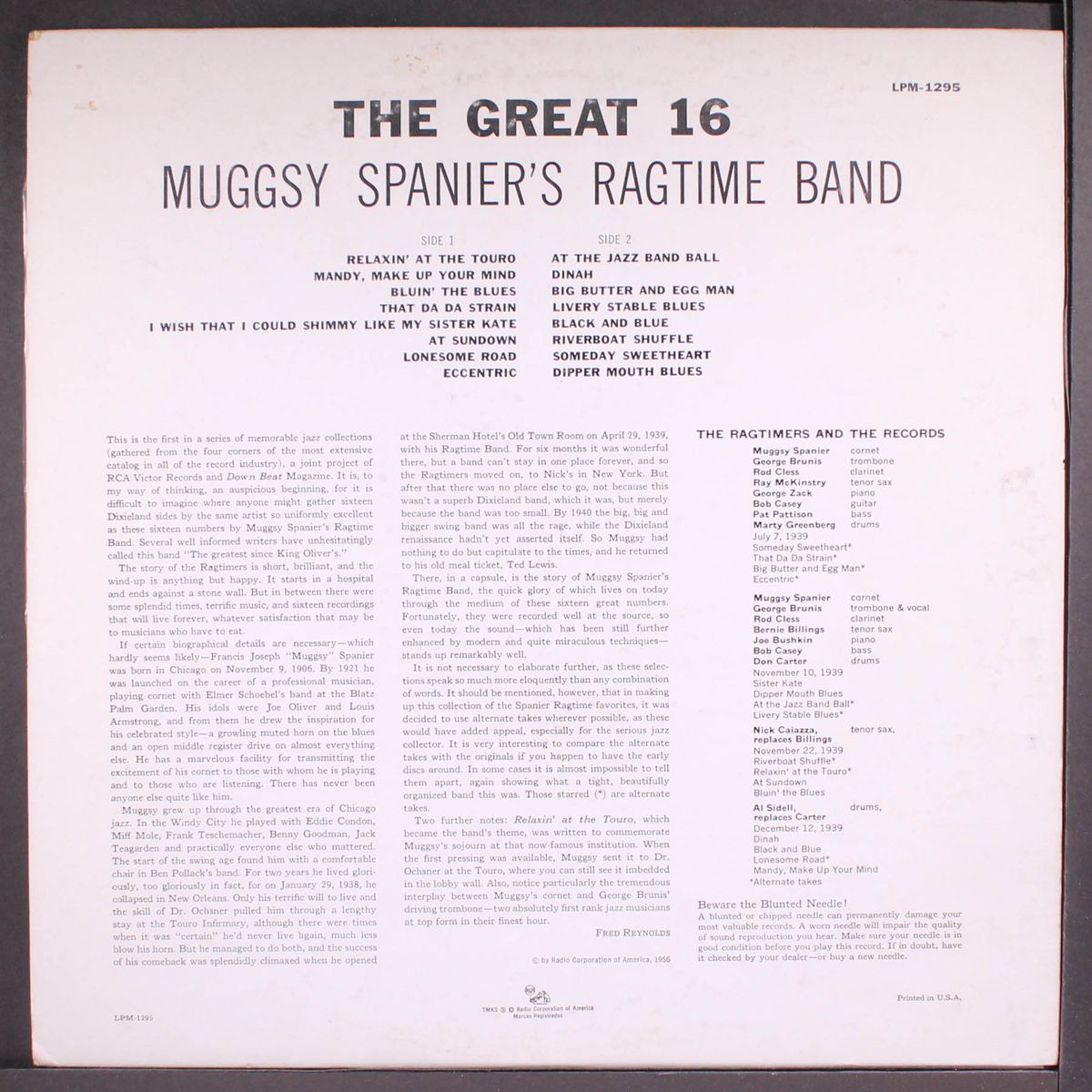 the great 16! by MUGGSY SPANIER