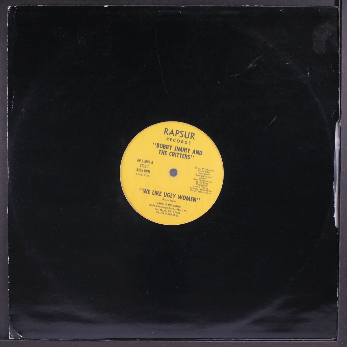 we like ugly women / instro by BOBBY JIMMY & CRITTERS