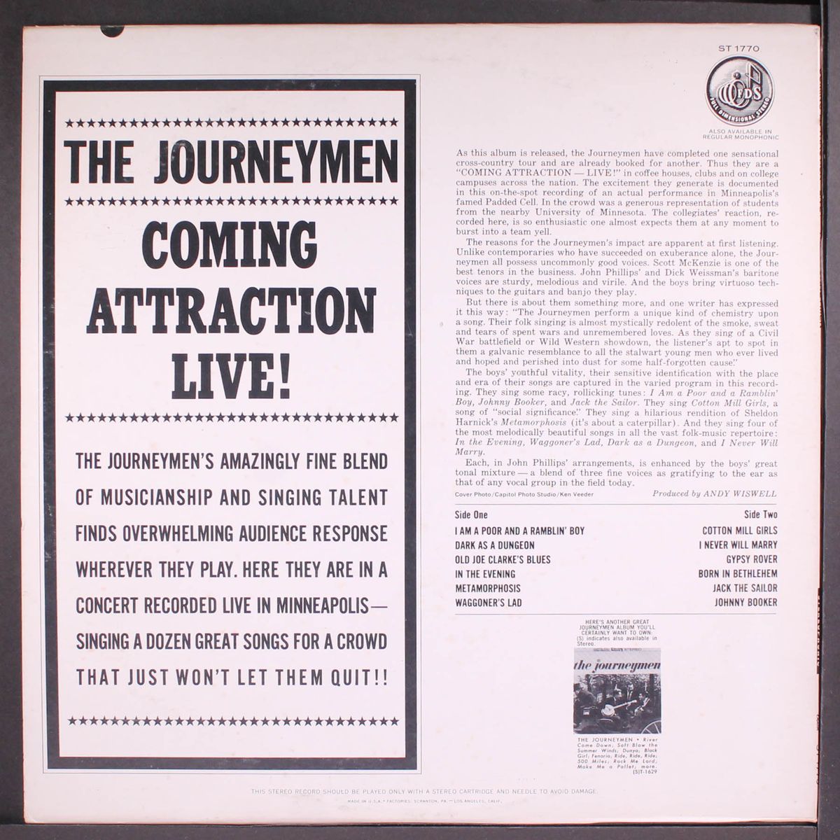 coming attraction - live! by JOURNEYMEN