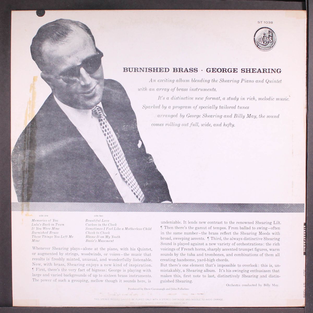 burnished brass by GEORGE SHEARING