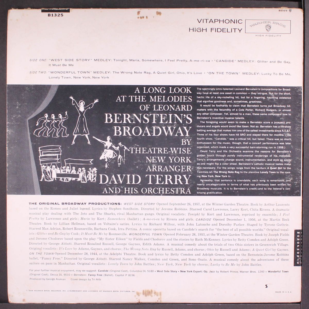 bernstein's broadway by DAVID TERRY